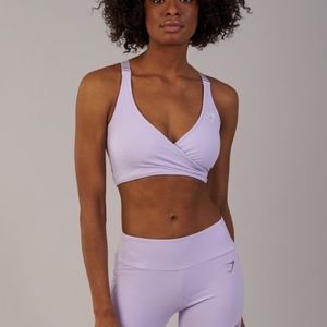 Gymshark Elite Sports Bra Pastel Lilac